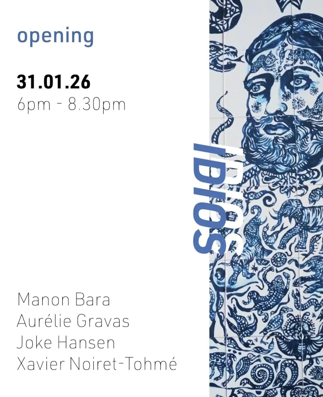 Belgian Gallery Flyer IDIOS Exhibition 2026